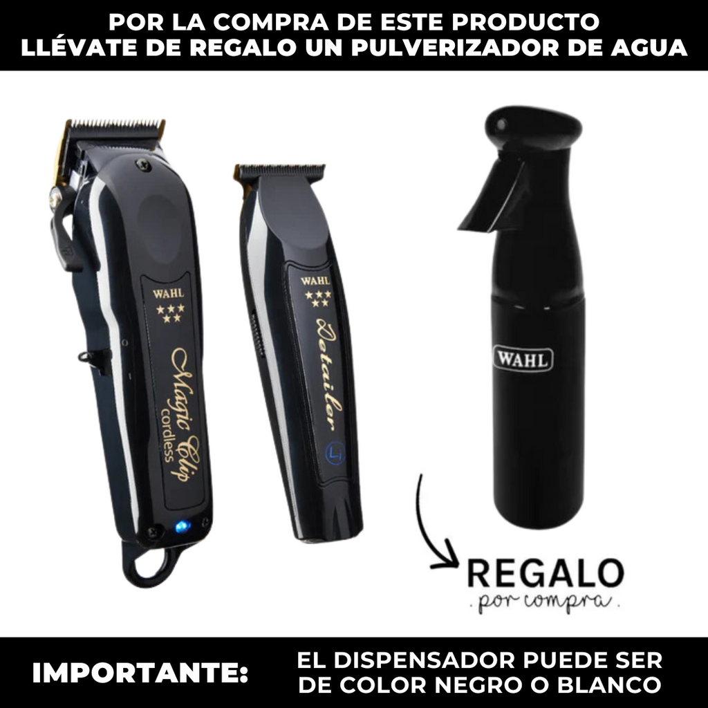 Cordless Barber Combo Negro Wahl (Cordless Magic clip+Detailer li