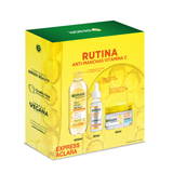 Set de Rutina Express Aclara Garnier Anti Manchas + Vitamina C