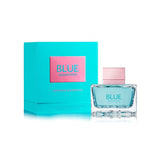 Perfume Blue Seduction EDT 80 ml de Antonio Banderas para Mujer - frasco con caja