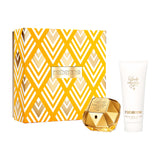Set Perfume Lady Million EDP 80 ml + Body Lotion 100 ml Edición 2026 de Rabanne para Mujer - frasco con caja