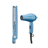 Pack Travel Plancha iónica 2091 32mm y Secador de viaje plegable BaBylissPRO.