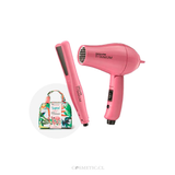 Kit Babyliss Pro Mini Plancha + Secadora Titanium + Bolso BTHTPP1UZ