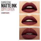 Labial Maybelline SS Matte INK City COMPOSER 112