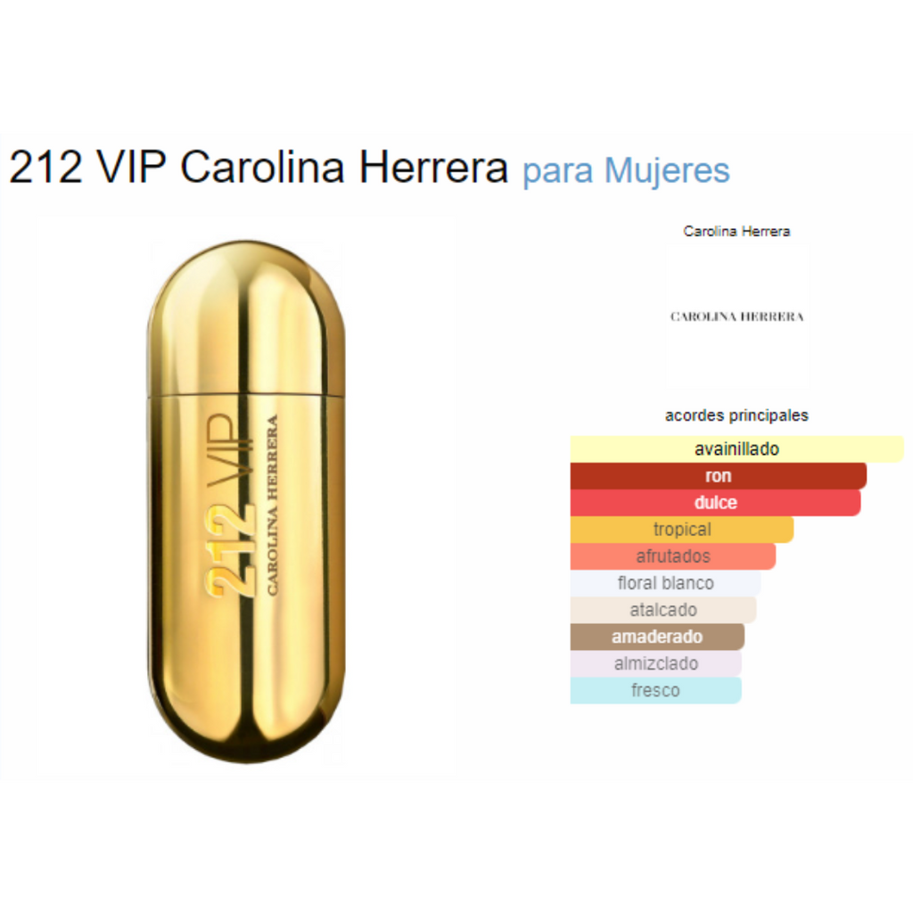 212 VIP 80ML EDP Mujer Carolina Herrera – Cosmetic