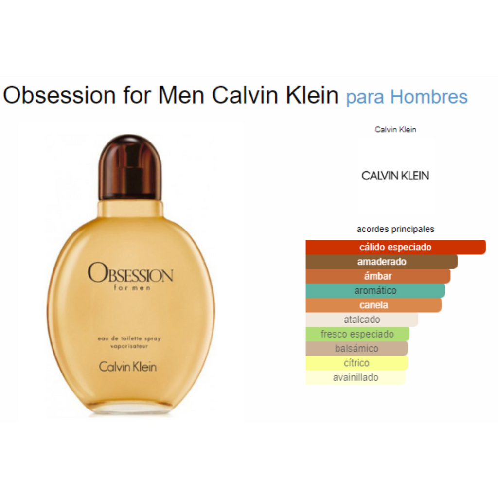 Obsession For Men 200ML EDT Hombre Calvin Klein Cosmetic