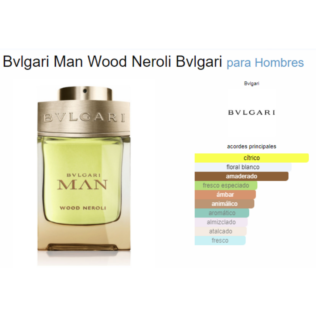 Bvlgari Man Wood Neroli EDP 100 ML – Cosmetic