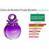 Benetton Colors Purple EDT 50 ML Mujer EDICIÓN LIMITADA