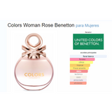 Benetton Colors Rose EDT 50 ML Mujer