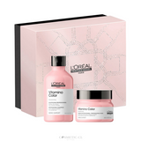 Set Cabello Con Color Vitamino Color Shampoo 300 ml + Máscara 250 ml