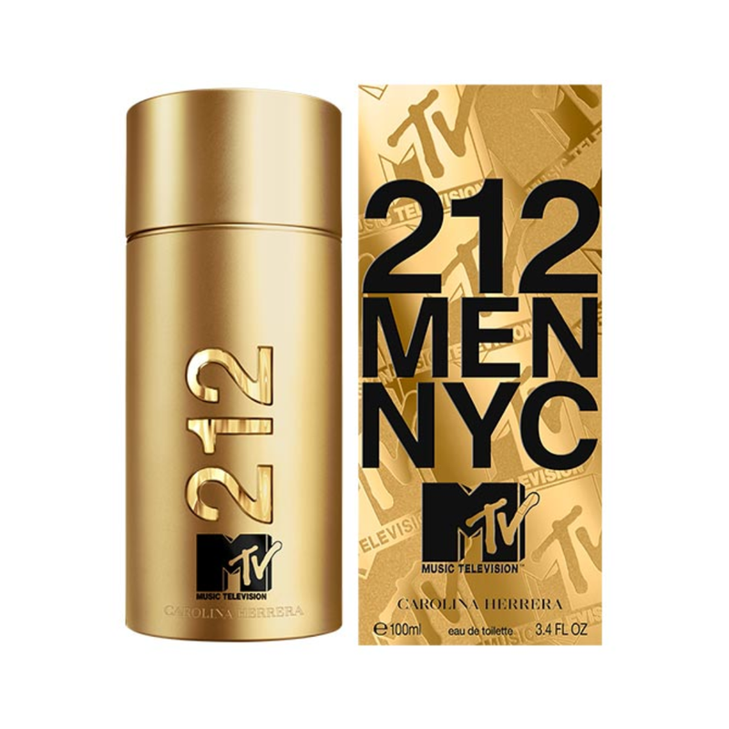 Carolina Herrera 212 Men NYC Mtv Music Television EDT 100 ml