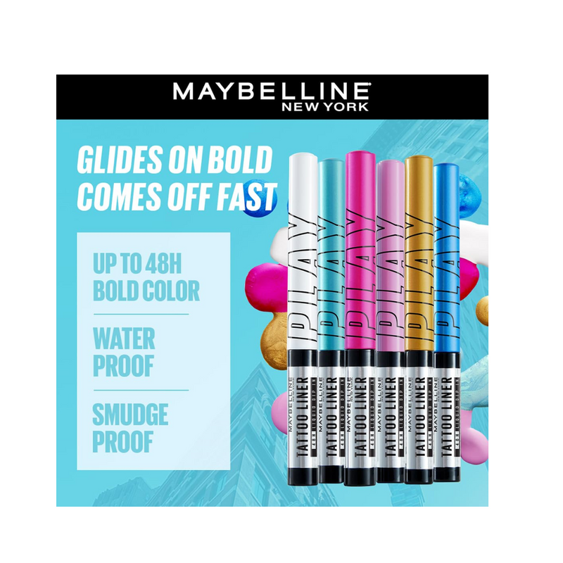 Delineador de Ojos Maybelline New York Tattoo Liner Play Ride As