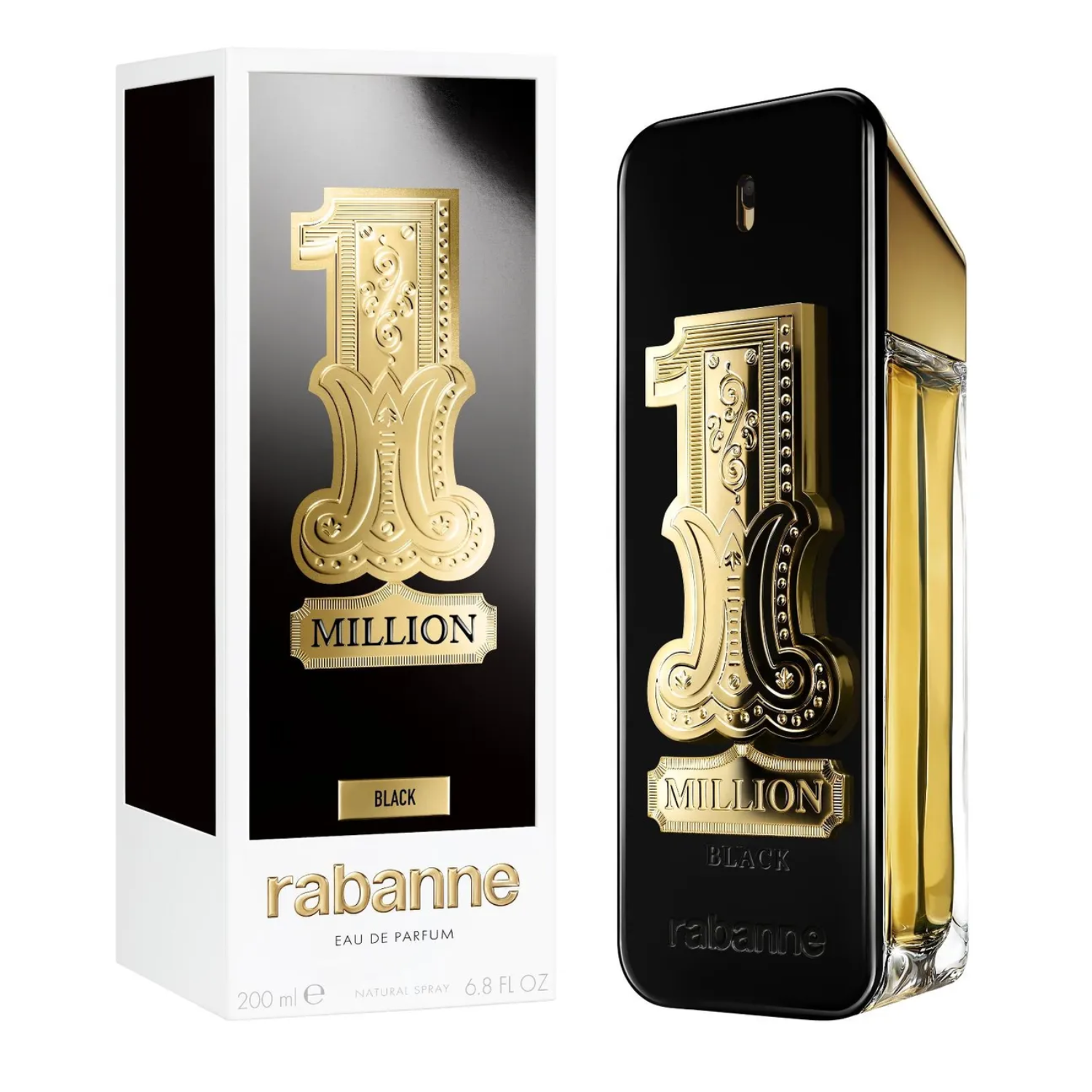 Perfume 1 Million Black EDP 200 ml de Rabanne para Hombre – Cosmetic