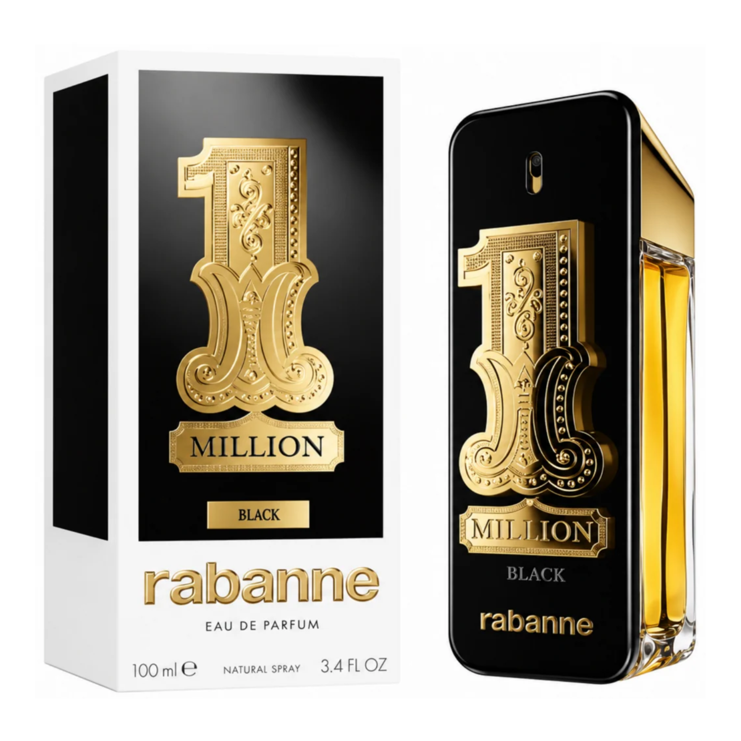 Perfume 1 Million Black EDP 100 ml de Rabanne para Hombre – Cosmetic