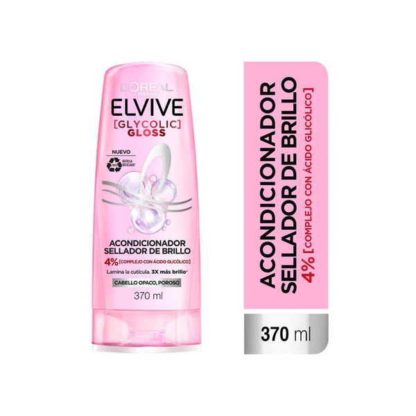 Acondicionador Elvive GlyColic Gloss 370ml