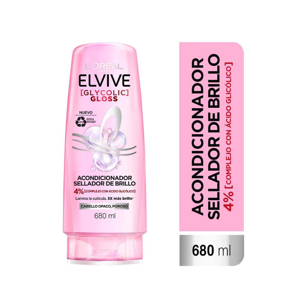 Acondicionador Elvive GlyColic Gloss 680ml