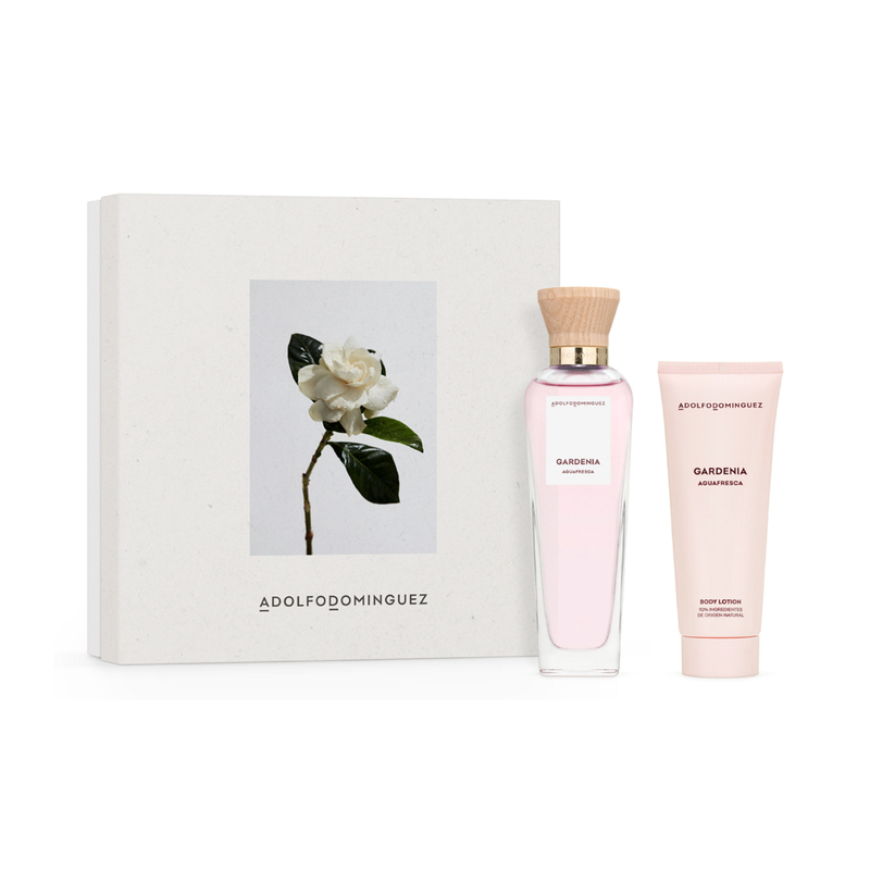 Adolfo Dominguez Set Agua Fresca Gardenia EDT 120 ml Body Lotion