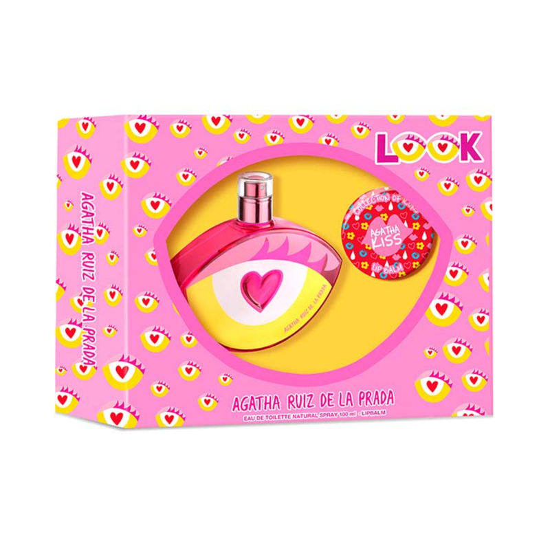 Agatha Ruiz De La Prada Look EDT 80 ml + Lipbalm 15g.