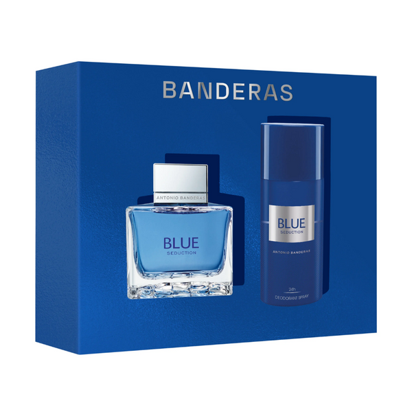 Set Antonio Banderas Blue Seduction for Men 2023 H2 EDT 100 ml + Deo 150 ml