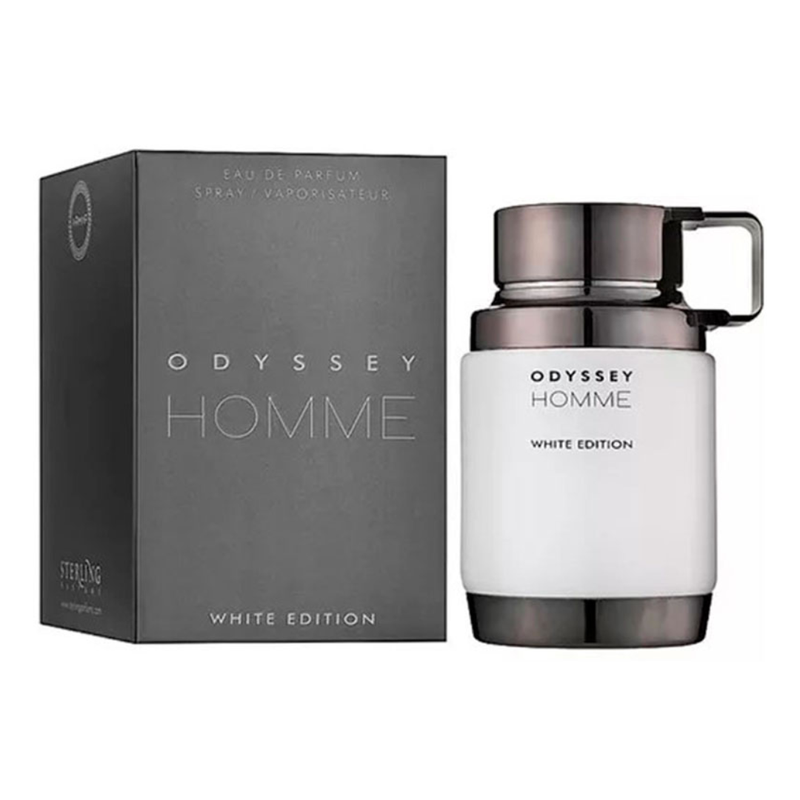 Armaf Odyssey Homme White Edition Eau De Parfum – 6.8 Oz, Sea Notes, Amber, Guaiac Wood
