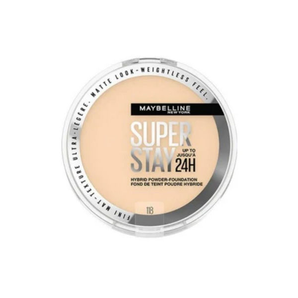 Base de Maquillaje en Polvo Maybelline Super Stay 118