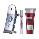 Carolina Herrera 212 Heroes EDT for Men 90ml + 10ml + Gel de Baño 100ml HD 2024