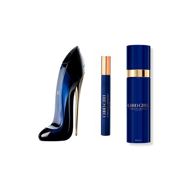 Set Carolina Herrera Good Girl EDP 80ml + Body Mist 100ml + Mini 10ml. 2024