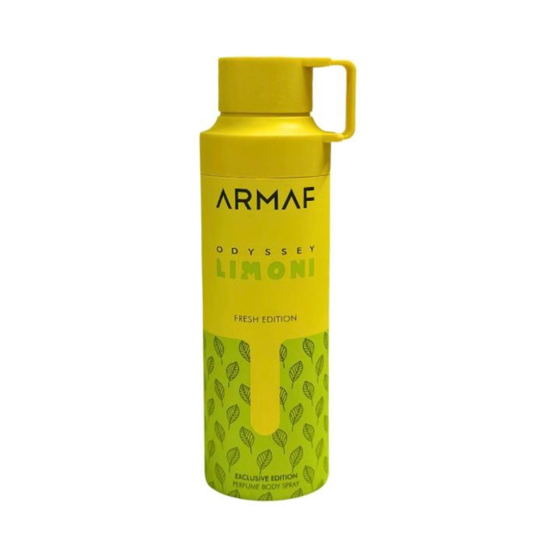 Desodorante Armaf Odyssey Limoni Fresh Edition Perfume Body Spray 200 ...
