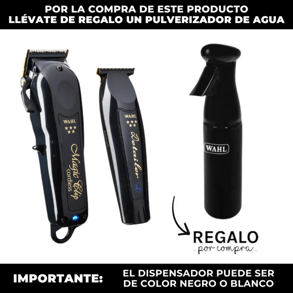 Cordless Barber Combo Negro Wahl (Cordless Magic clip+Detailer li)