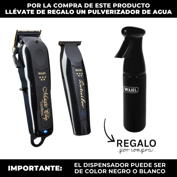 Cordless Barber Combo Negro Wahl (Cordless Magic clip+Detailer li