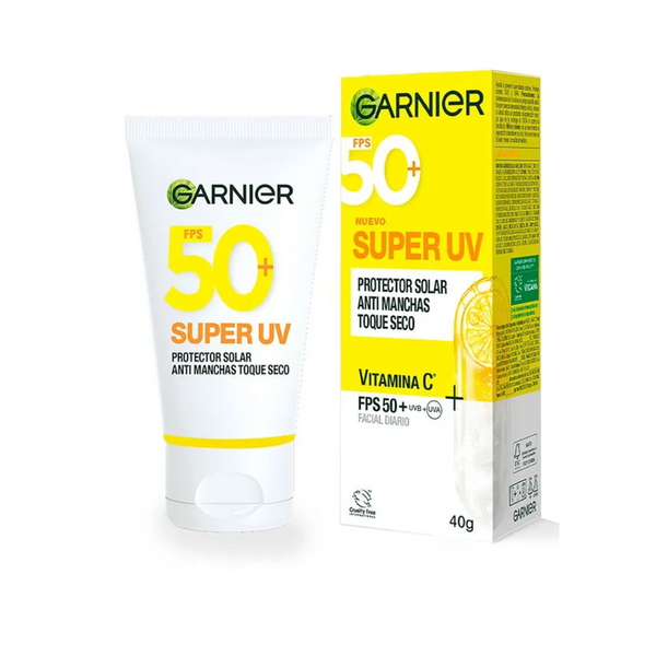 Garnier Protector Solar Anti Manchas Toque Seco Vitamina C 40g