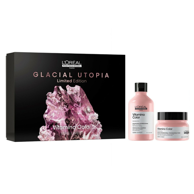 Set Glacial Utopia Limited Edition Vitamino Color Serie Expert Shampoo + Mascarilla L'Oréal Professionnel 2024