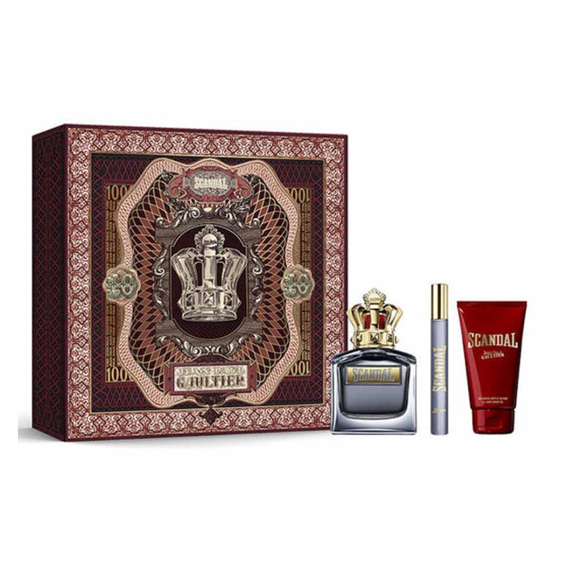 Jean Paul Gaultier Scandal Pour Homme EDT 100ml + 10ml + Gel de Ducha 75ml FD 2024