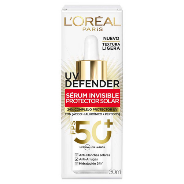 LOréal Paris Sérum Protector Solar UV Defender FPS 50 +