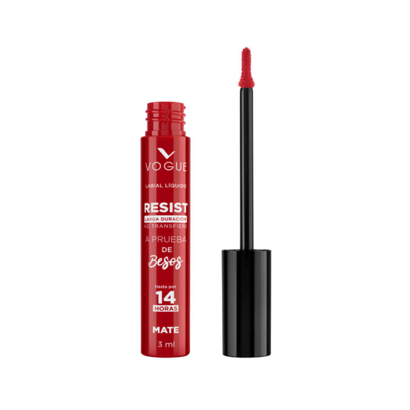 Labial Liquido Vogue Resist Baila 3ml .