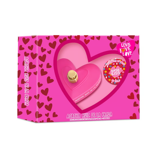 Love Love Love Agatha Ruiz De La Prada EDT 80ml + Lipbalm 15g. .