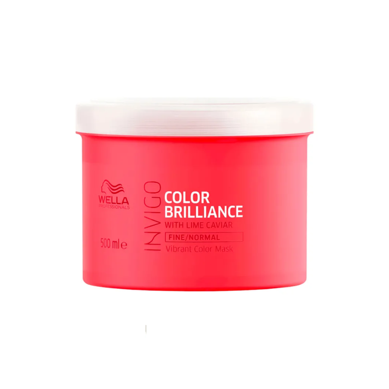 Máscara Invigo Color Brilliance With Lime Caviar 500 ml Wella Professionals