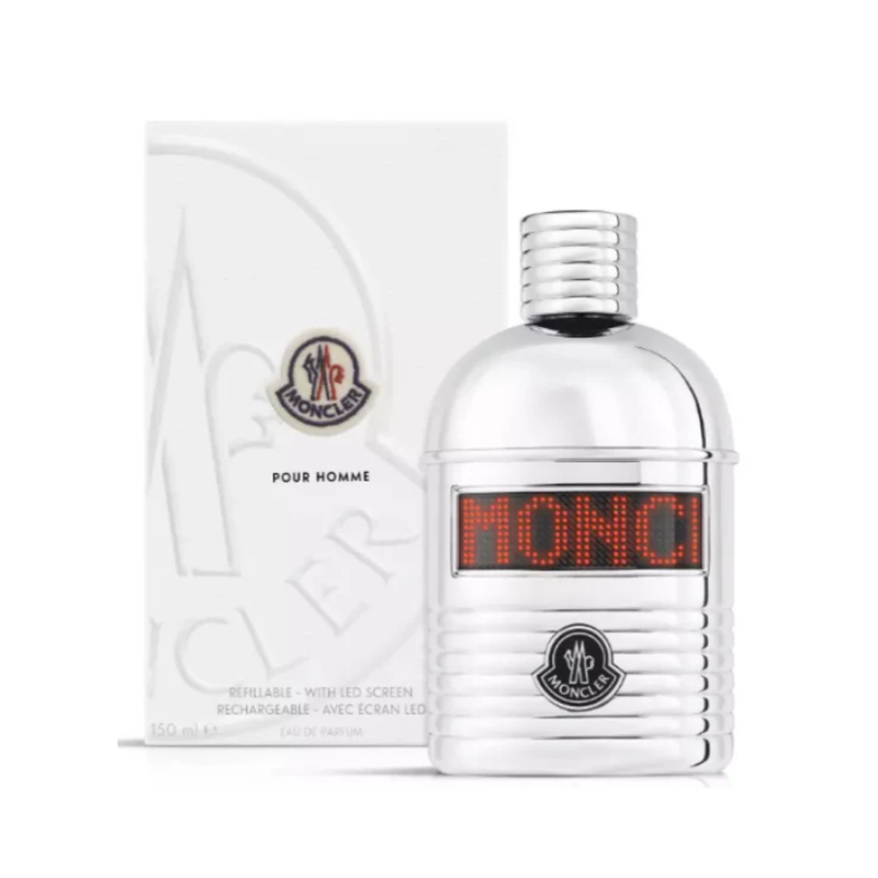 Moncler pour Homme EDP 150 ml. With Led Screen. Recargable