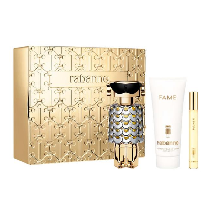 Paco Rabanne Fame EDP 80ml + 10ml + Loción para el Cuerpo 100ml HD 2024