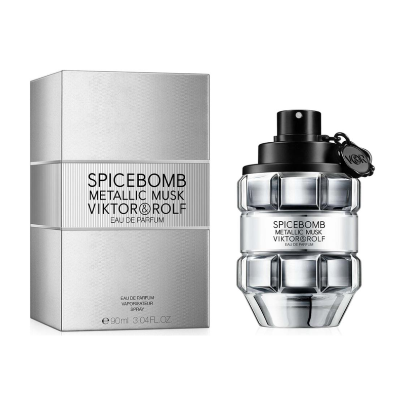 90 Ml Perfume Viktor Rolf Hombre Perfume Spice Bomb Metallic Musk