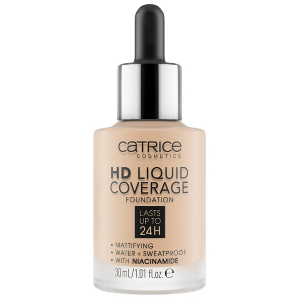 Base de Maquillaje HD Liquid Coverage 030 Sand Beige .