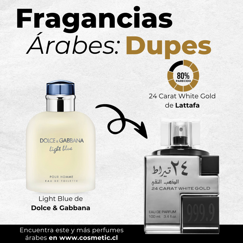 Lattafa 24 Carat White Gold EDP 100 ML – Cosmetic