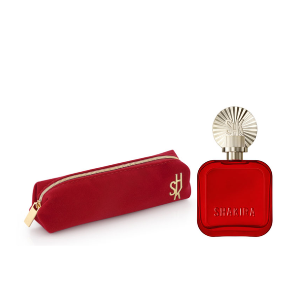 SET PERFUME SHAKIRA ROJO 80ML EDP + ESTUCHE MUJER