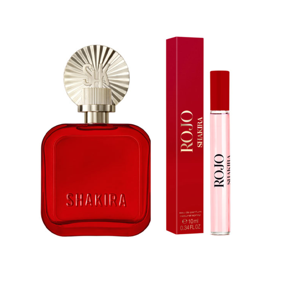 SET PERFUME SHAKIRA ROJO MUJER EDP 80 ML + MEGASPRITZER 10 ML