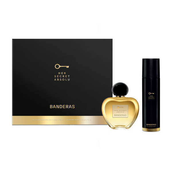 Set Antonio Banderas Her Secret Absolu EDP 80ml + Deo 150ml