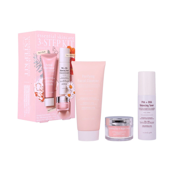 Set Cuidado Facial 3-Step Kit Essential Skincare