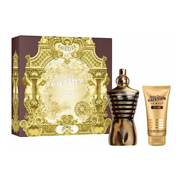 Set Perfume Le Male Elixir Parfum 125 ml + Gel de Ducha 75 ml Jean Paul Gaultier 2025