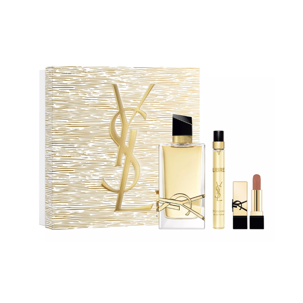 Set Perfume Libre EDP 90 ml + 10 ml + Lipstick Yves Saint Laurent