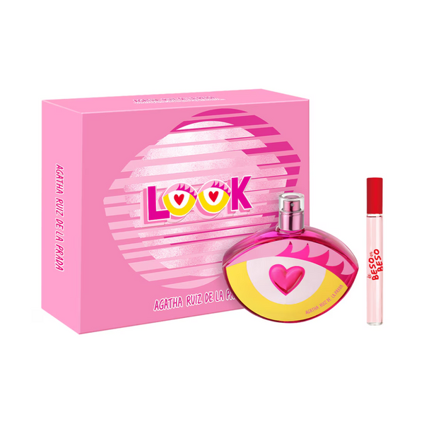 Set Perfume Look Agatha Ruiz De La Prada EDT 80 ml + de Beso en Beso 10 ml