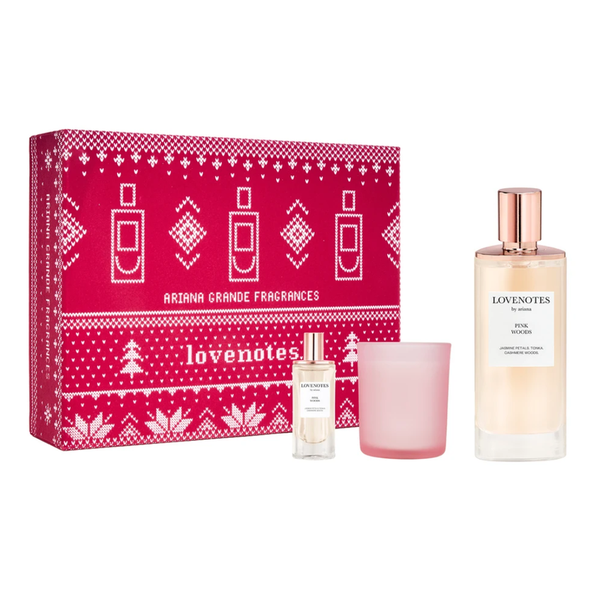 Set Perfume Lovenotes Pink Woods EDP 125 ml +7.5 ml + Scented