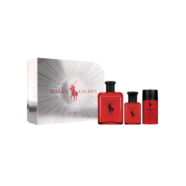 Set Perfume Polo Red EDT 125 ml + 40 ml + Deo 75 ml Ralph Lauren
